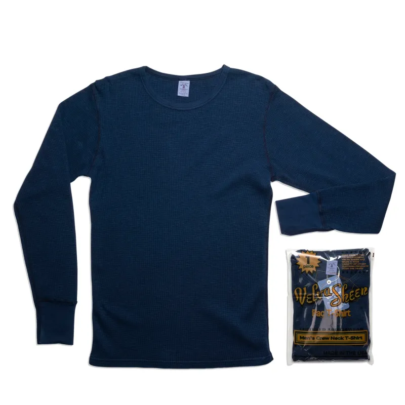 Indigo 1 Pac Slub Thermal  / Blue Indigo sold by Velva Sheen