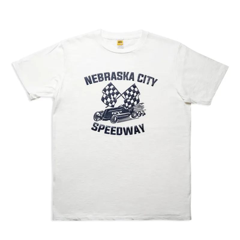 Graphic Tees / Nebraska City / White sold by Velva Sheen