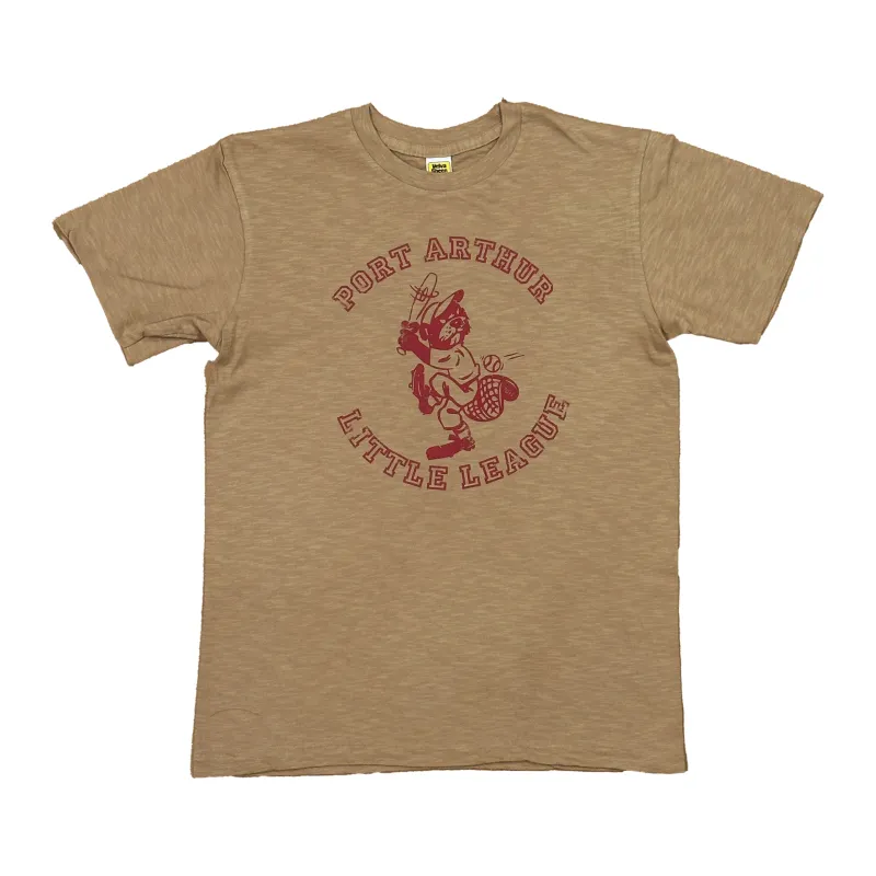 Graphic Tees / Little League / Beige sold by Velva Sheen