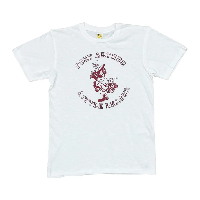 Graphic Tees / Little League / White sold by Velva Sheen