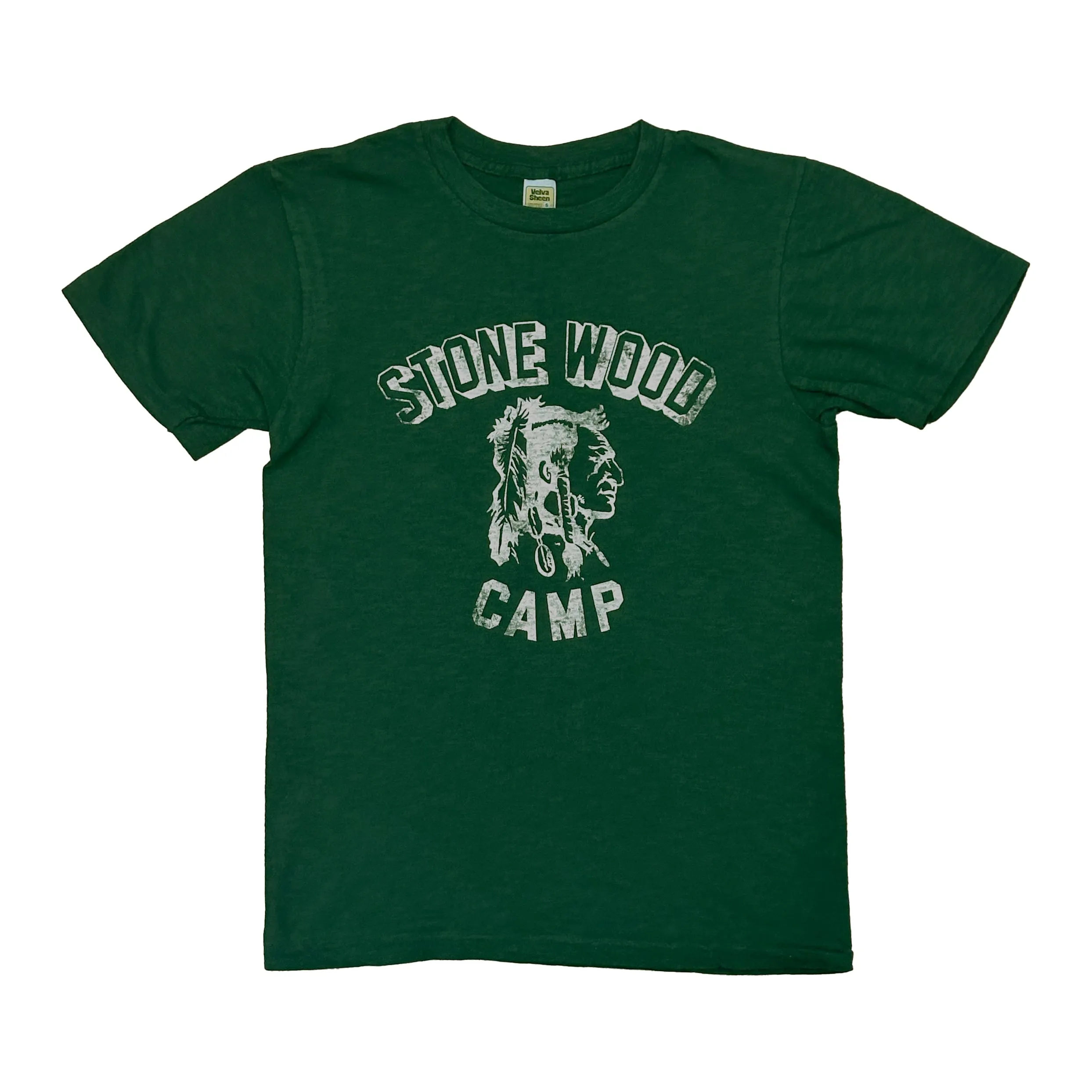 Graphic Tees / Stone Wood / Green sold by Velva Sheen