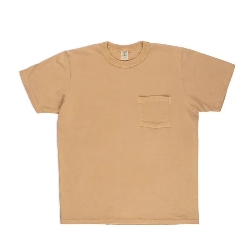 Pigment S/S C/N Tee w/PKT / Nugget sold by Velva Sheen