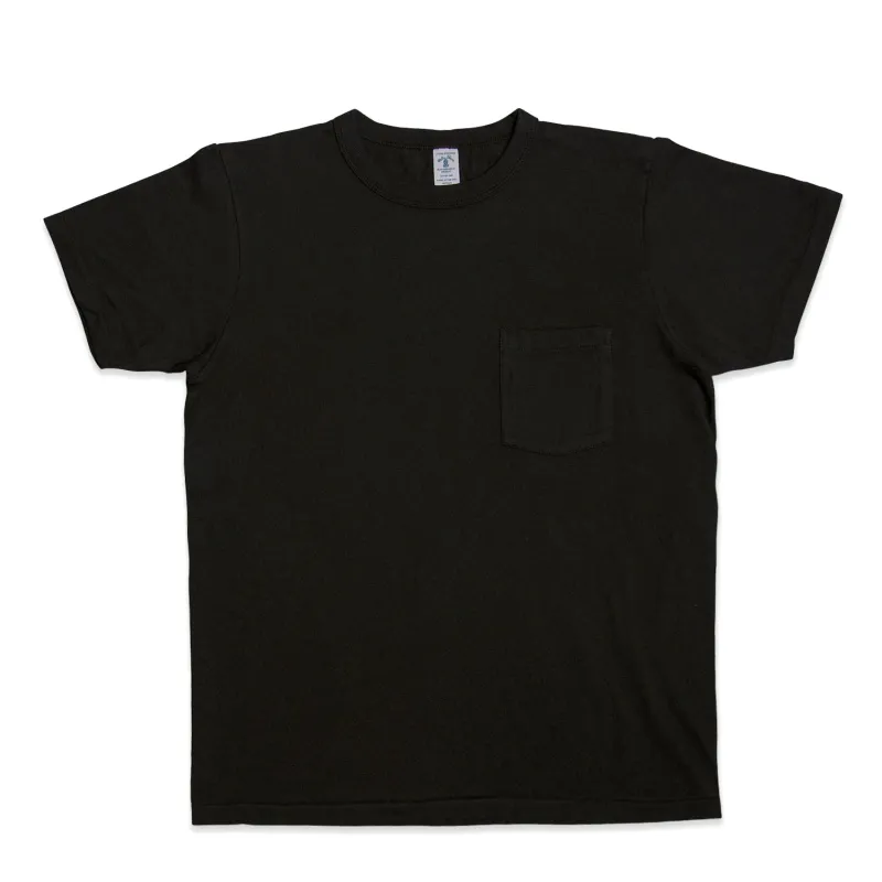 Pigment S/S C/N Tee w/PKT / J.Black sold by Velva Sheen