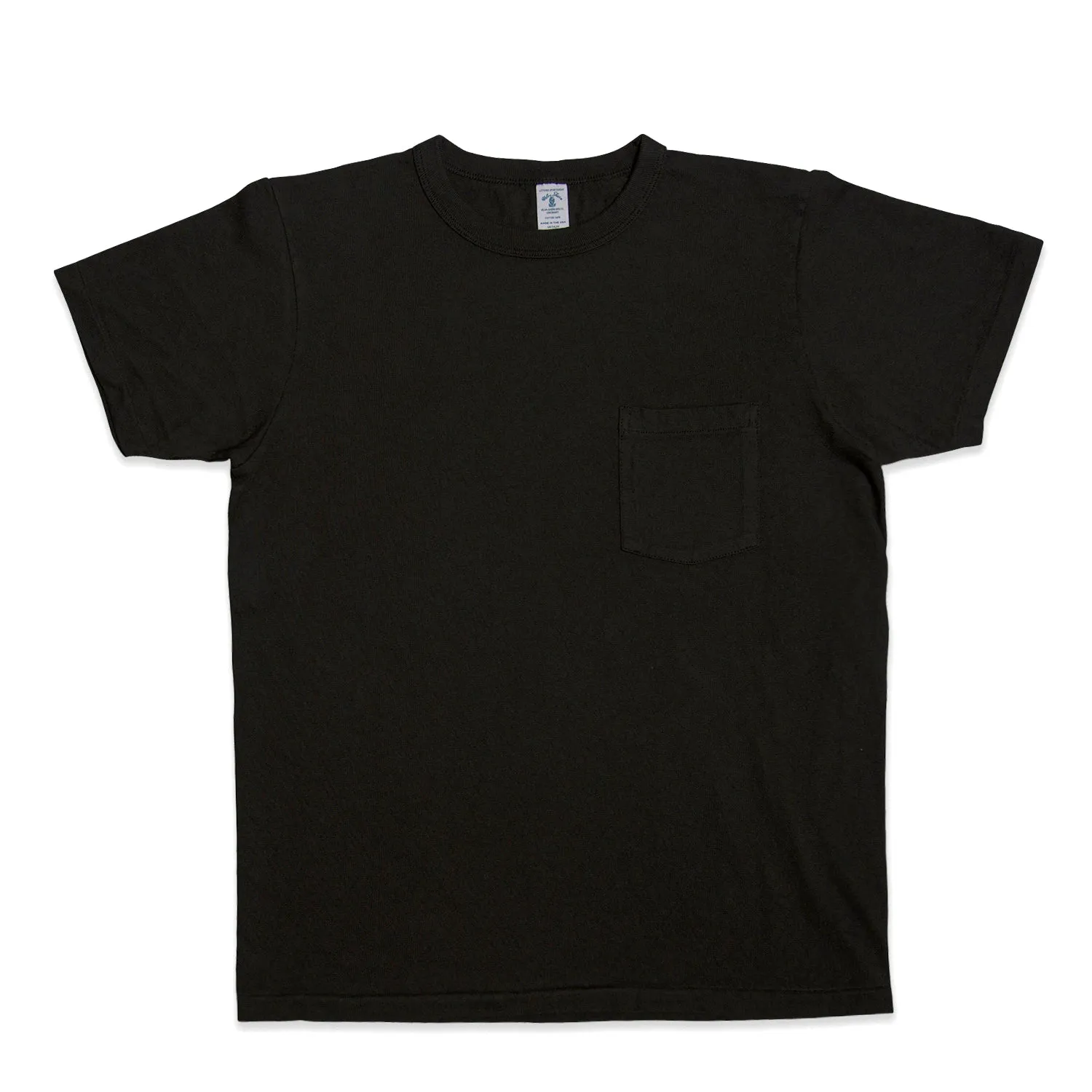 Pigment S/S C/N Tee w/PKT / J.Black sold by Velva Sheen