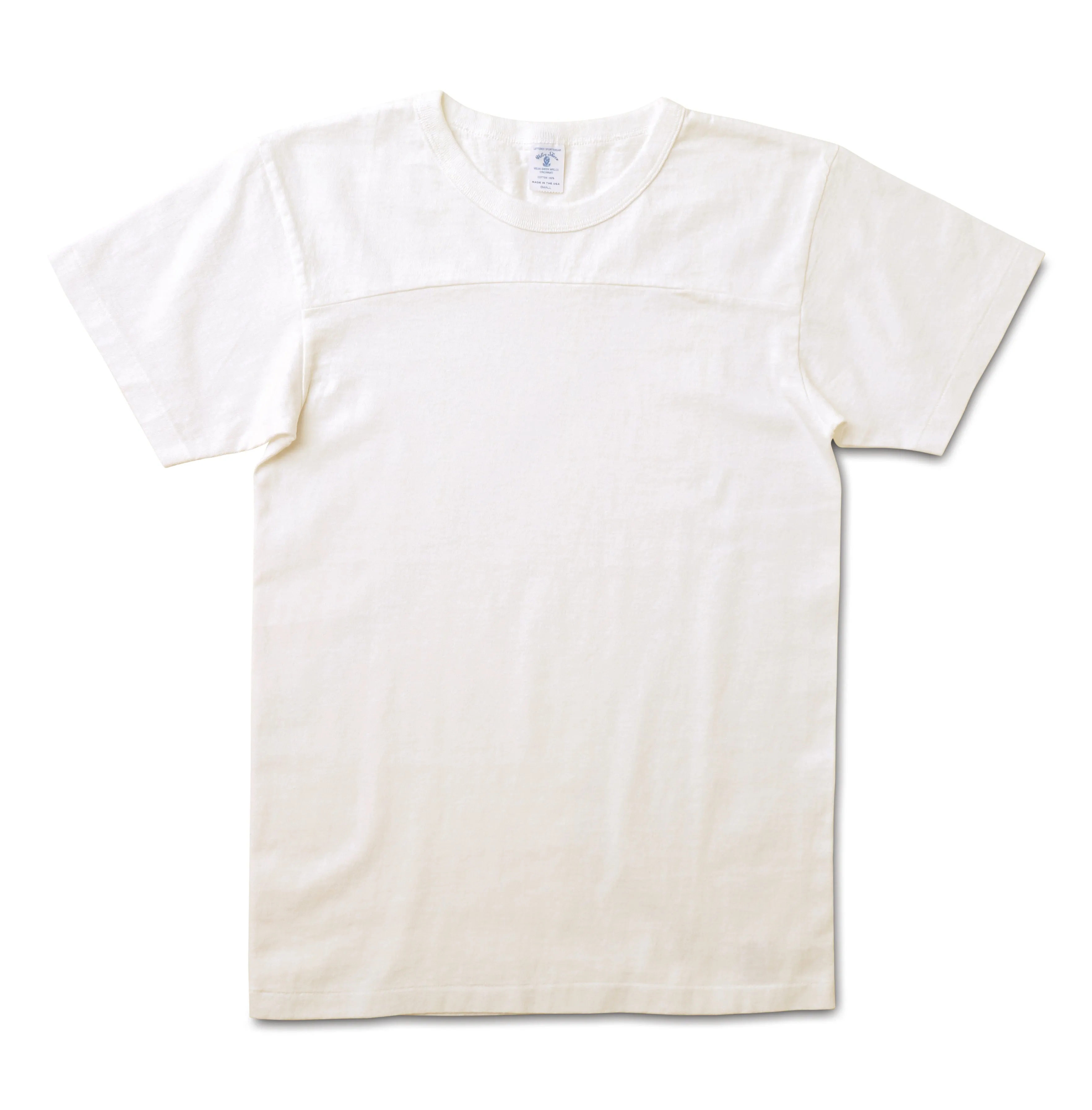 S/S Football Tee / White sold by Velva Sheen