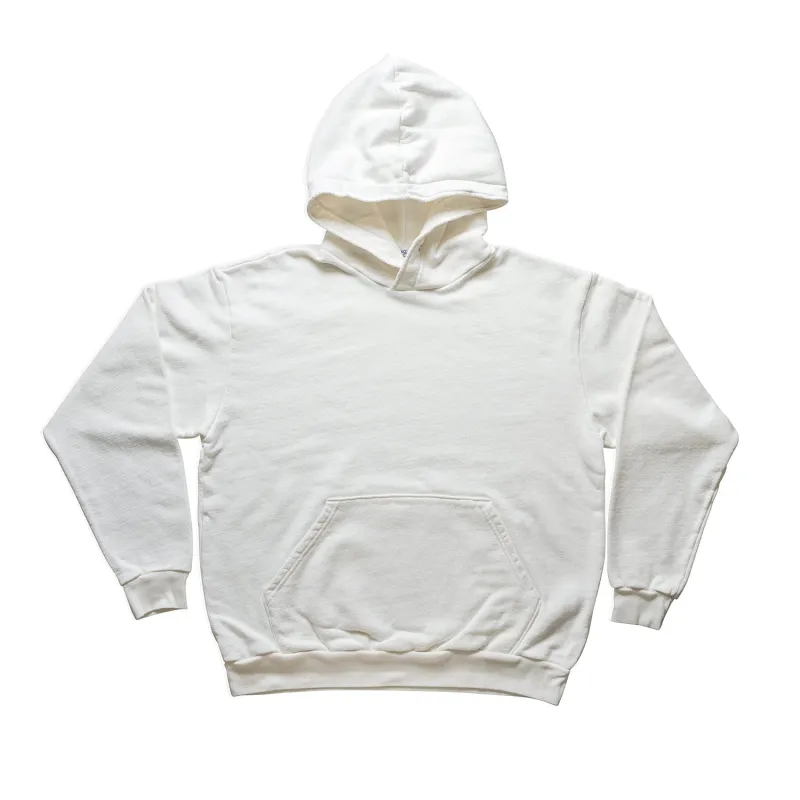 Pigment New Hoodie / White made by Velva Sheen