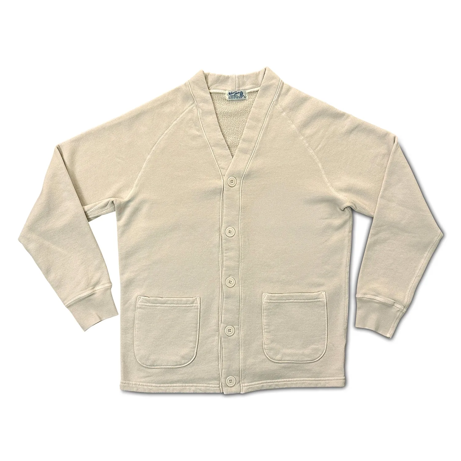 Pigment Freedom Cardigan / Oatmilk sold by Velva Sheen