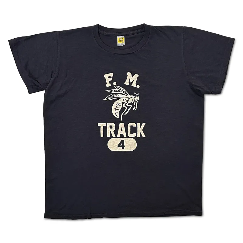 Graphic Tees / F.M.Track / Black sold by Velva Sheen