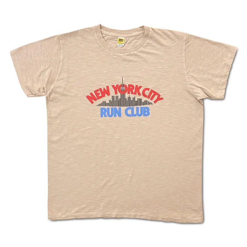 Graphic Tees / NYC Run Club / Oatmilk made by Velva Sheen