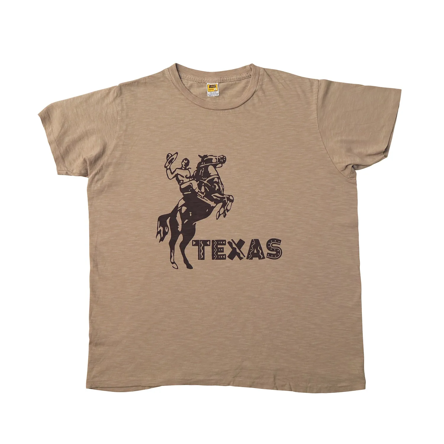 Graphic Tees / Texas / Smokey Beige sold by Velva Sheen