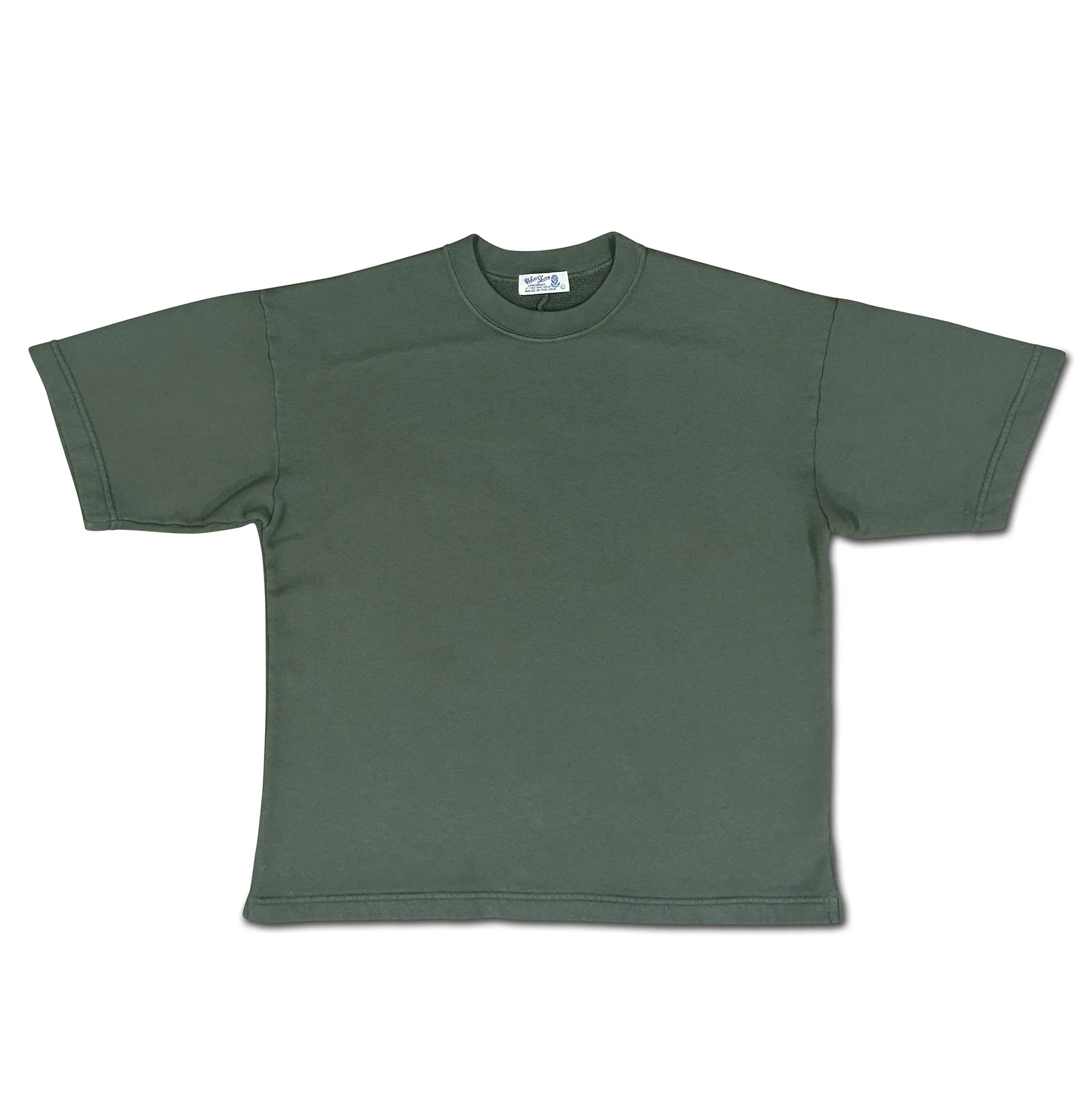 Crewneck Short Sleeve Big Tee / Fatigue Green sold by Velva Sheen
