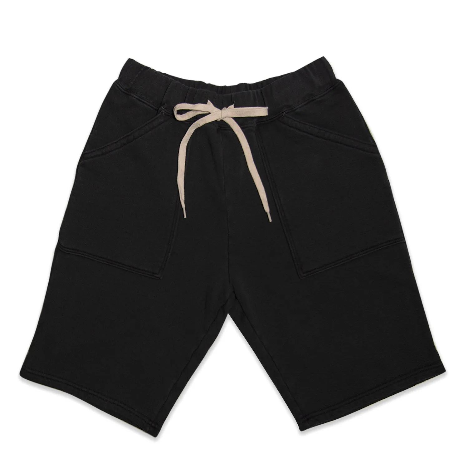 Army Gym Sweat Shorts / BLACK sold by Velva Sheen