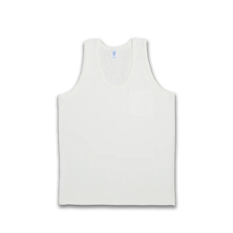 Classic Pocket Tank / White made by Velva Sheen