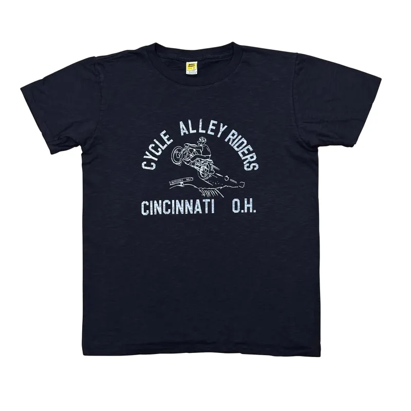 Graphic Tees / Cycle Alley Riders / Black made by Velva Sheen