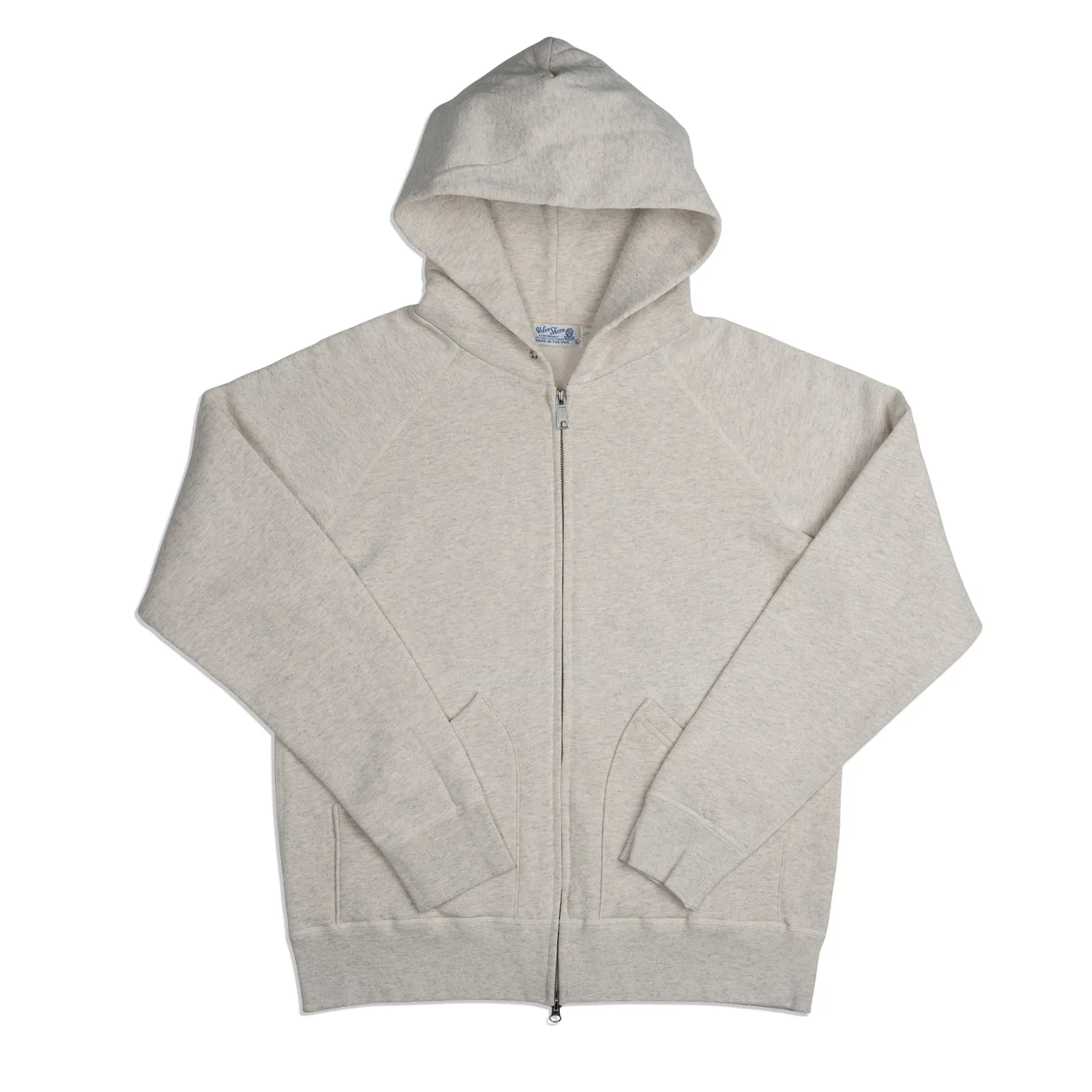 Hooded W-Zip Sweat / Oatmeal sold by Velva Sheen