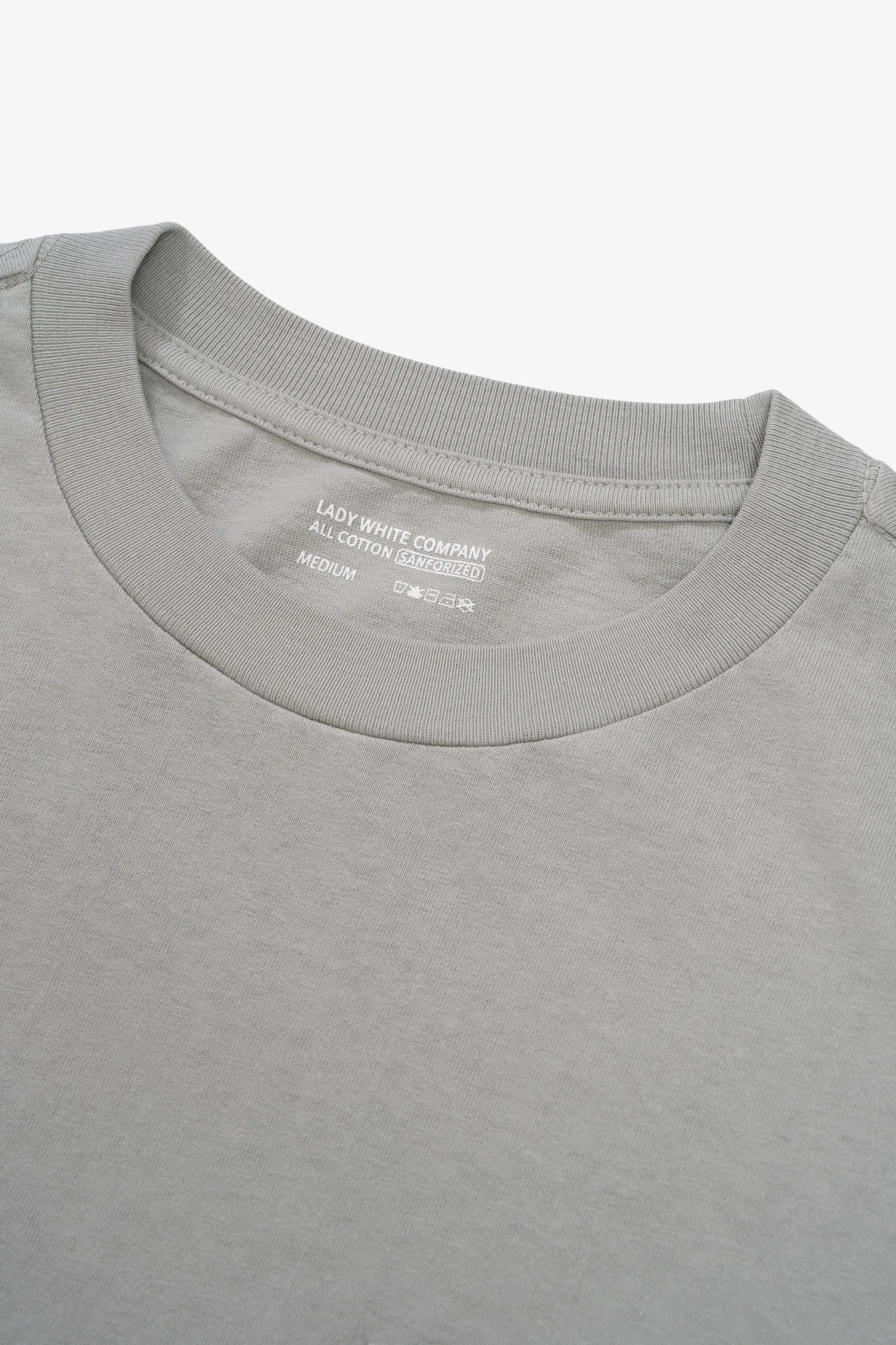 BALTA POCKET T-SHIRT - POST GREY sold by Lady White Co. product image thumbnail 4