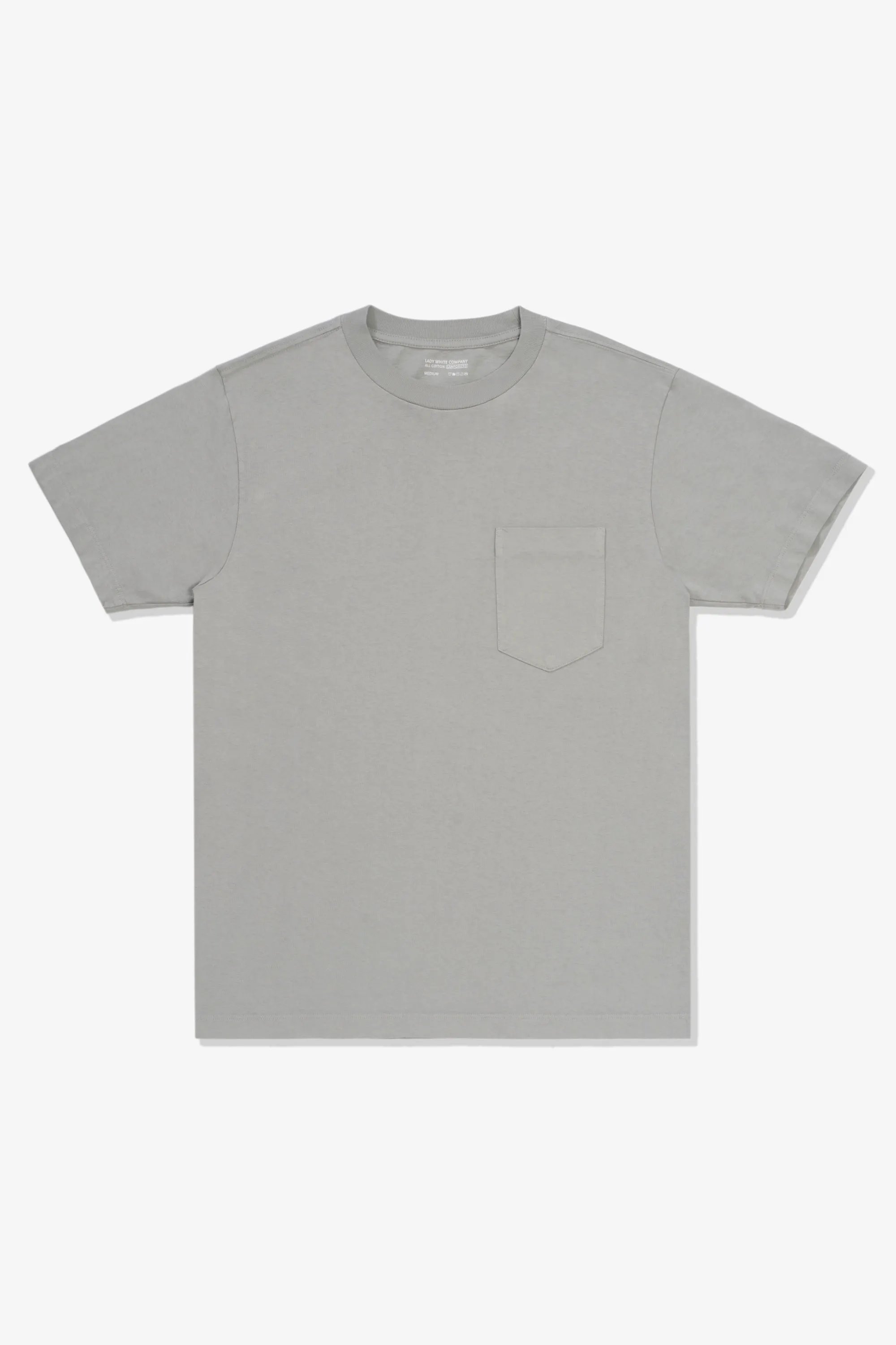 BALTA POCKET T-SHIRT - POST GREY sold by Lady White Co.