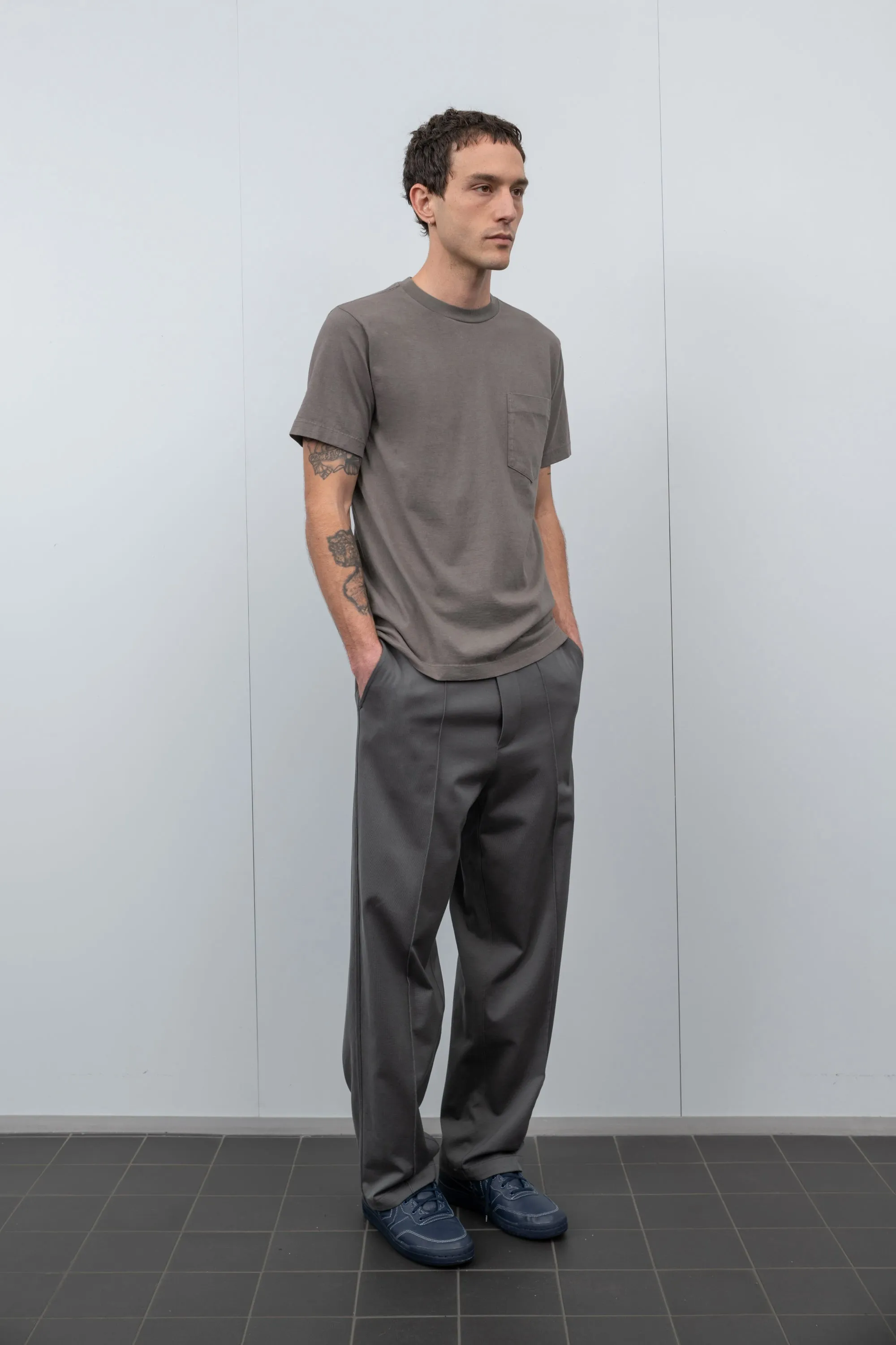 BALTA POCKET T-SHIRT - DUST GREY sold by Lady White Co. product image thumbnail 3