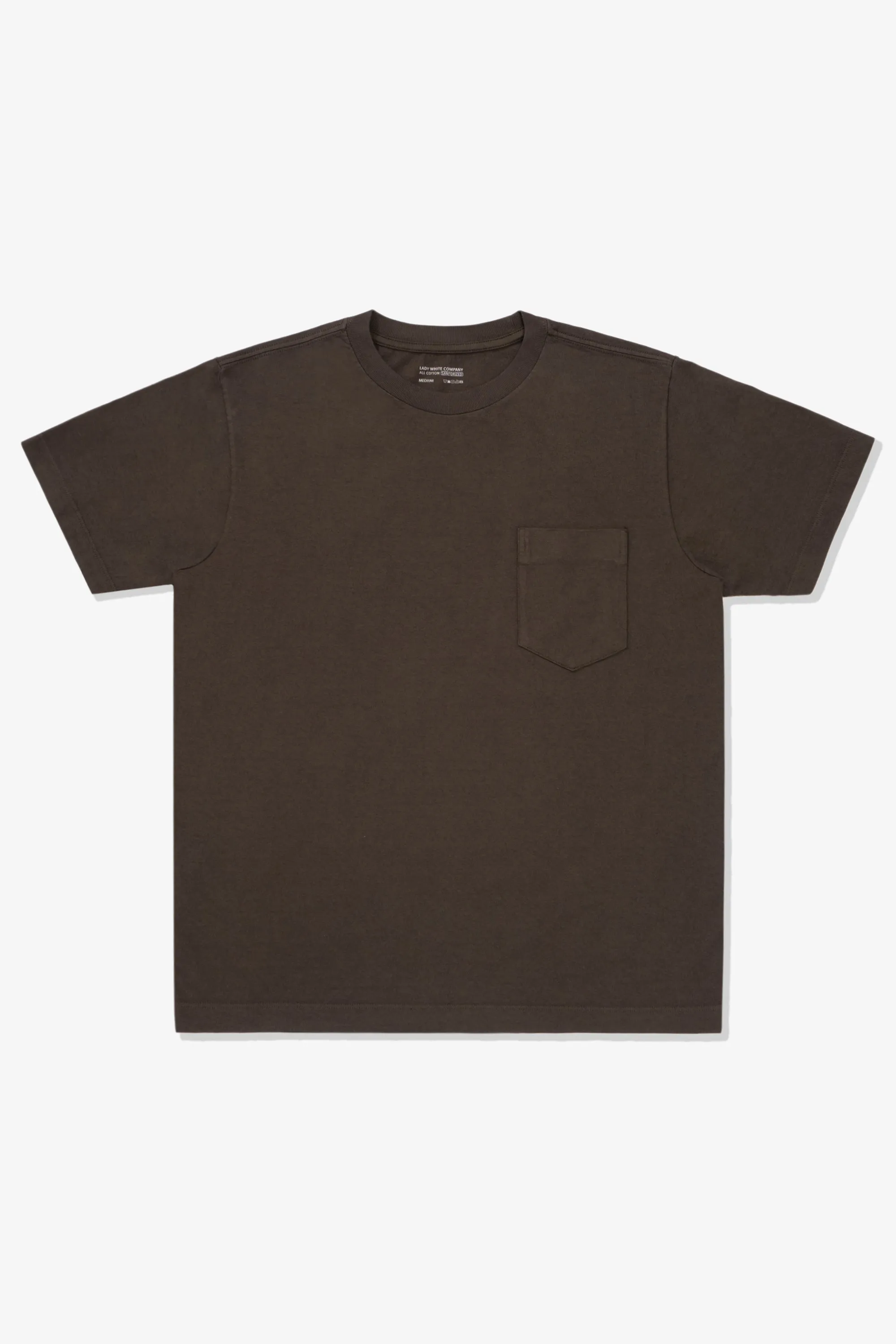 BALTA POCKET T-SHIRT - BLACK OLIVE sold by Lady White Co.