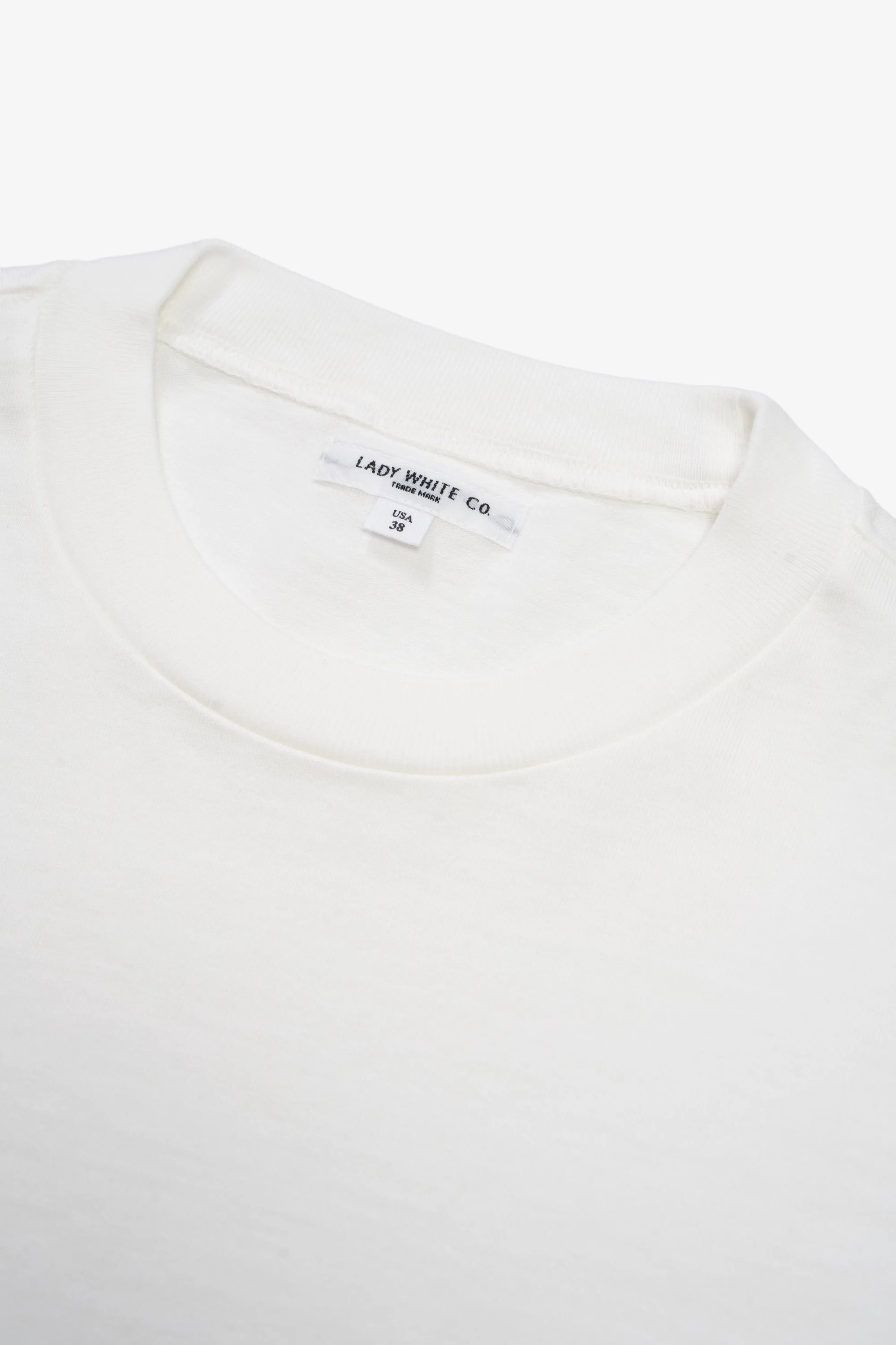 RUGBY T-SHIRT - WHITE sold by Lady White Co. product image thumbnail 4