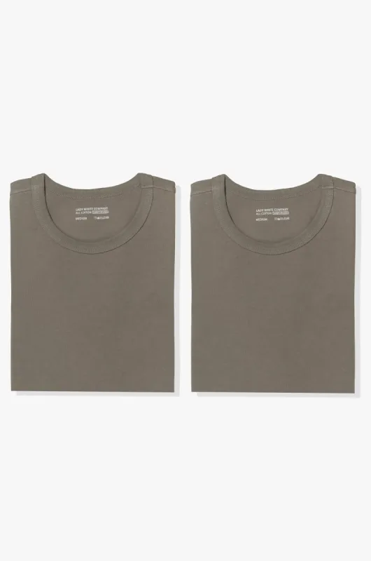 OUR T-SHIRT 2-PACK - TAUPE sold by Lady White Co.