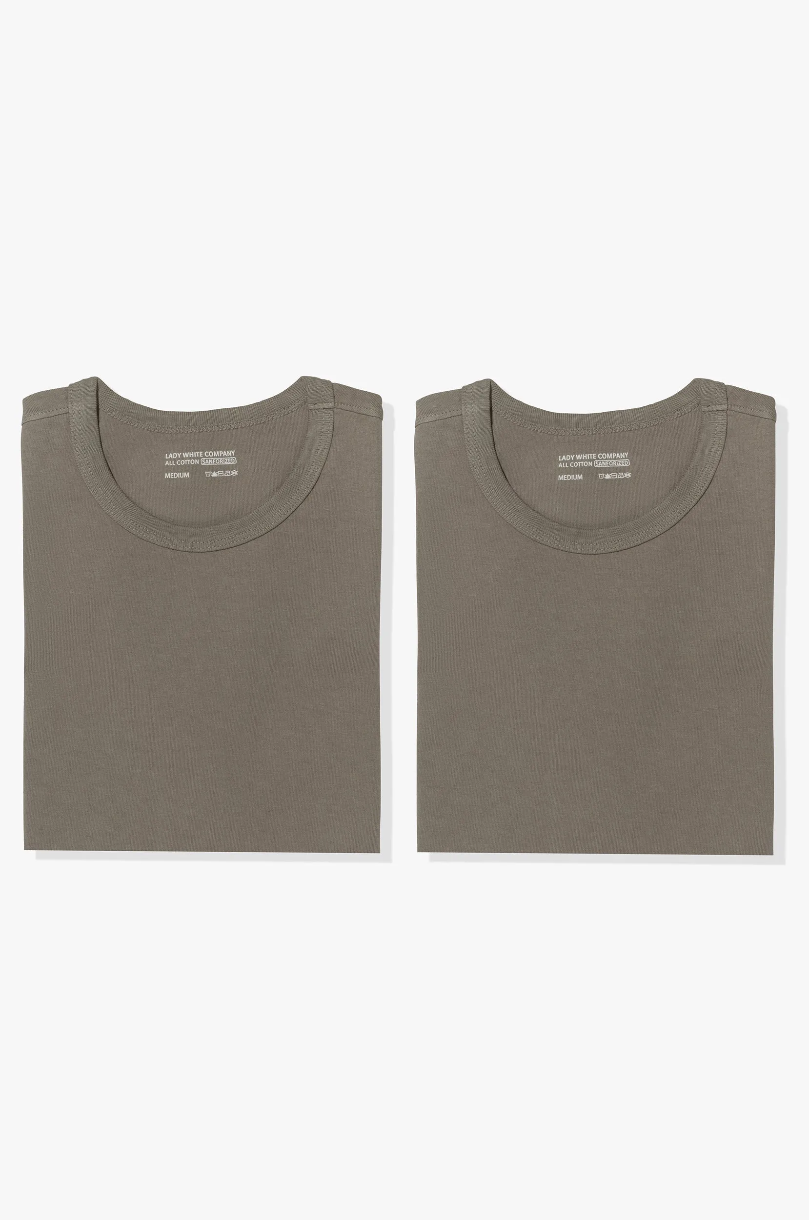 OUR T-SHIRT 2-PACK - TAUPE sold by Lady White Co.