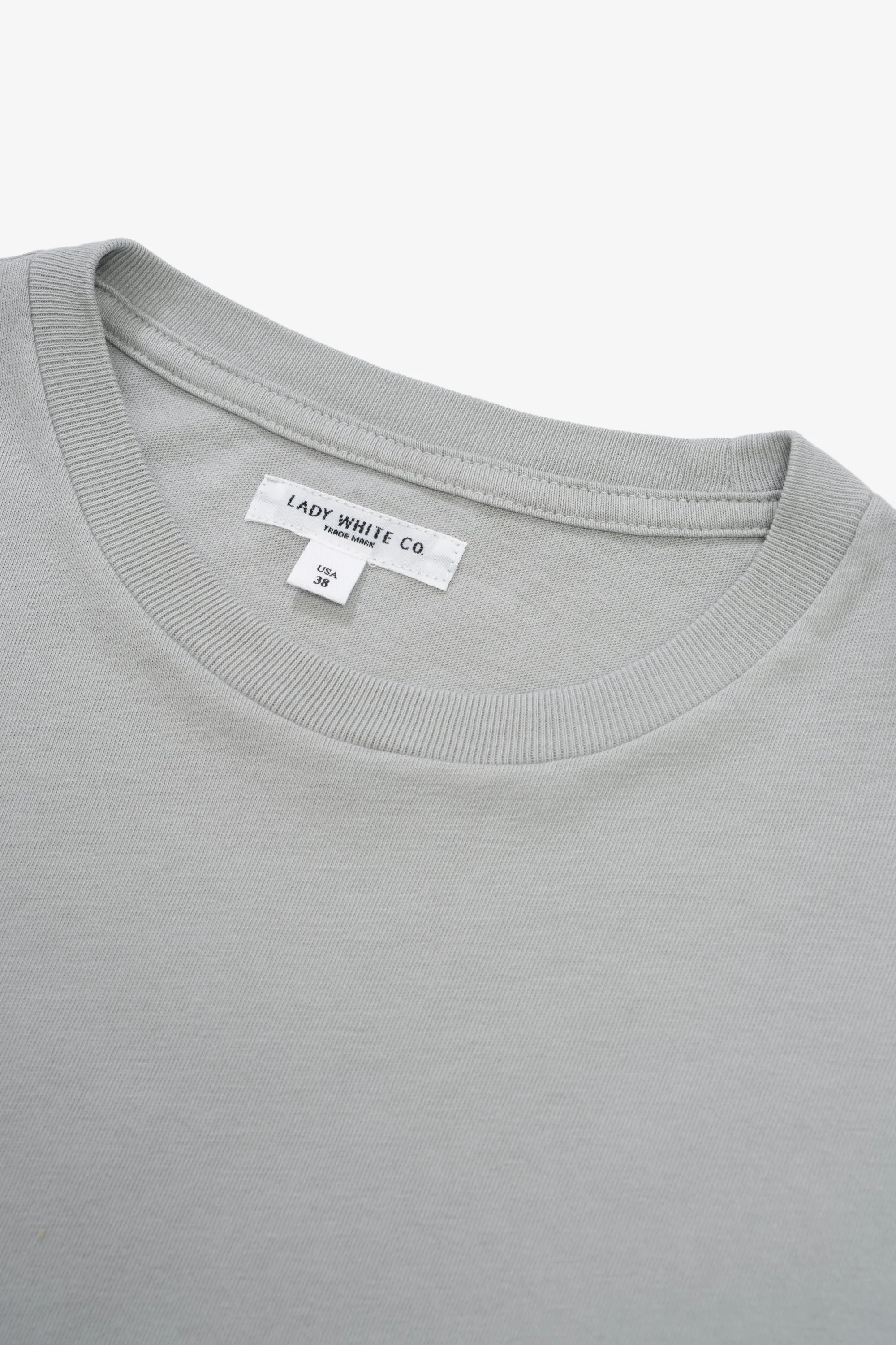 LITE JERSEY - POST GREY sold by Lady White Co. product image thumbnail 4