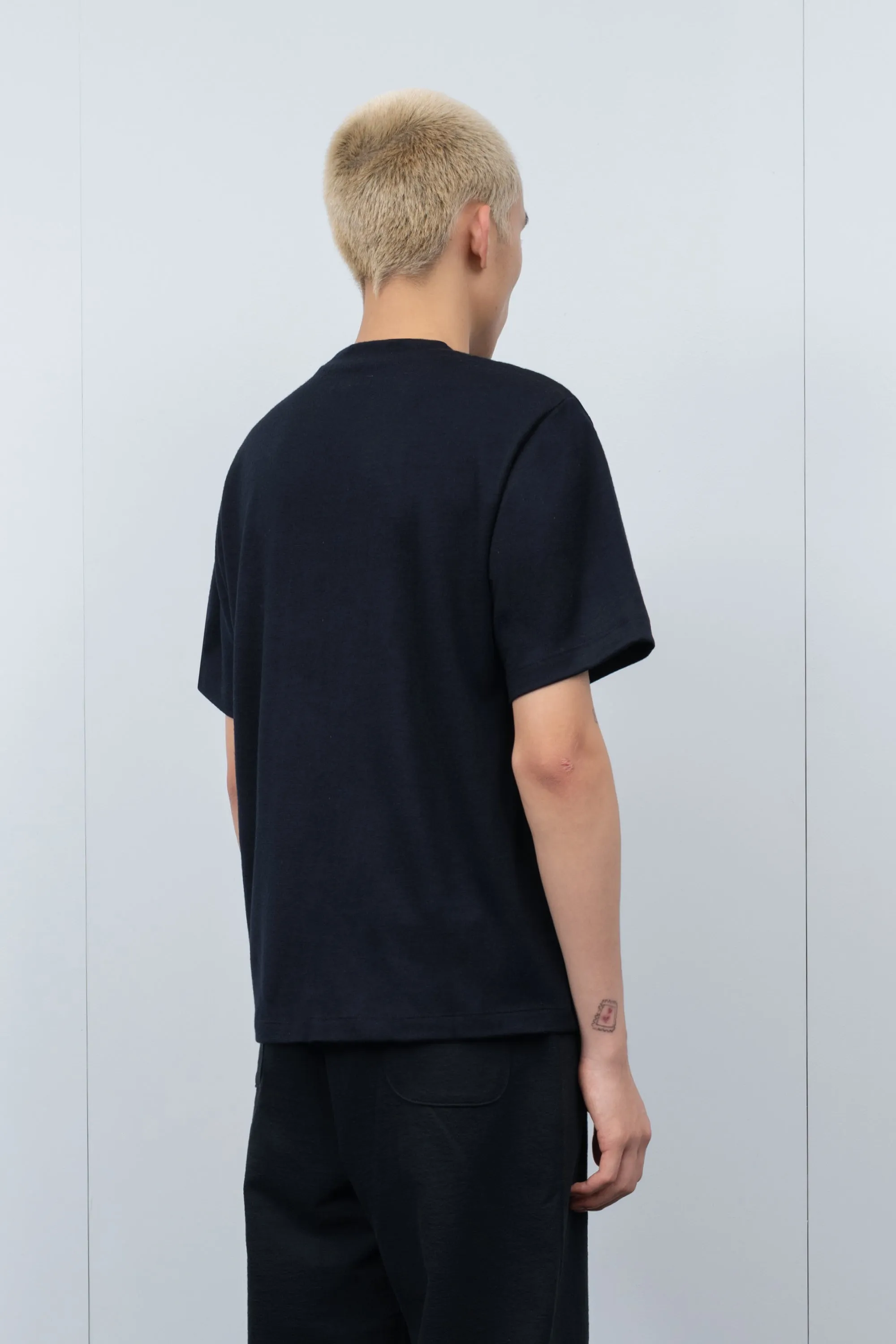WOOL T-SHIRT - NAVY sold by Lady White Co. product image thumbnail 3