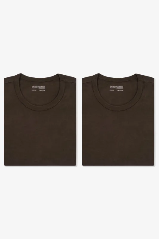 OUR T-SHIRT 2-PACK - BLACK OLIVE sold by Lady White Co.