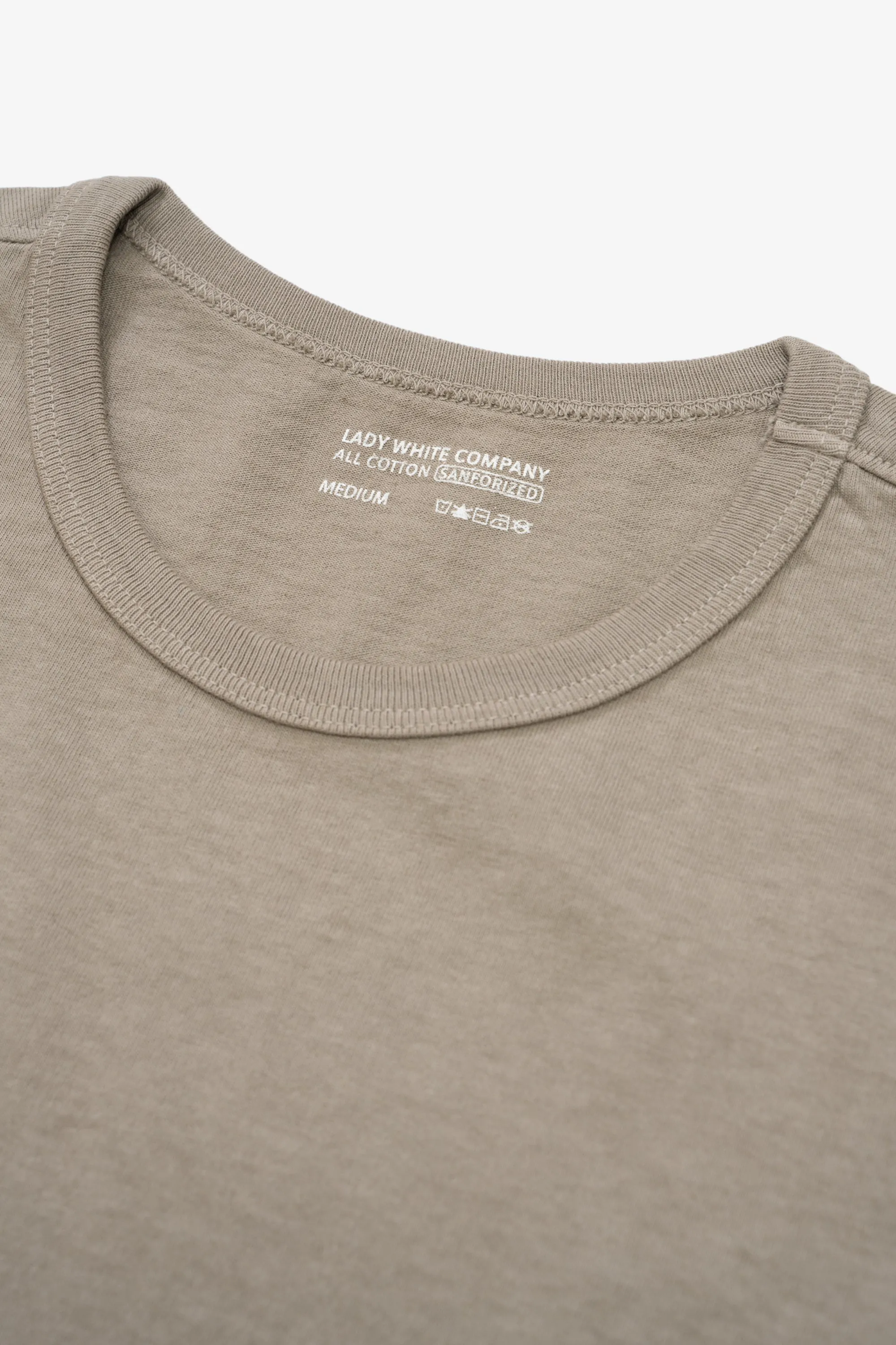 OUR T-SHIRT - ALMOND sold by Lady White Co. product image thumbnail 4