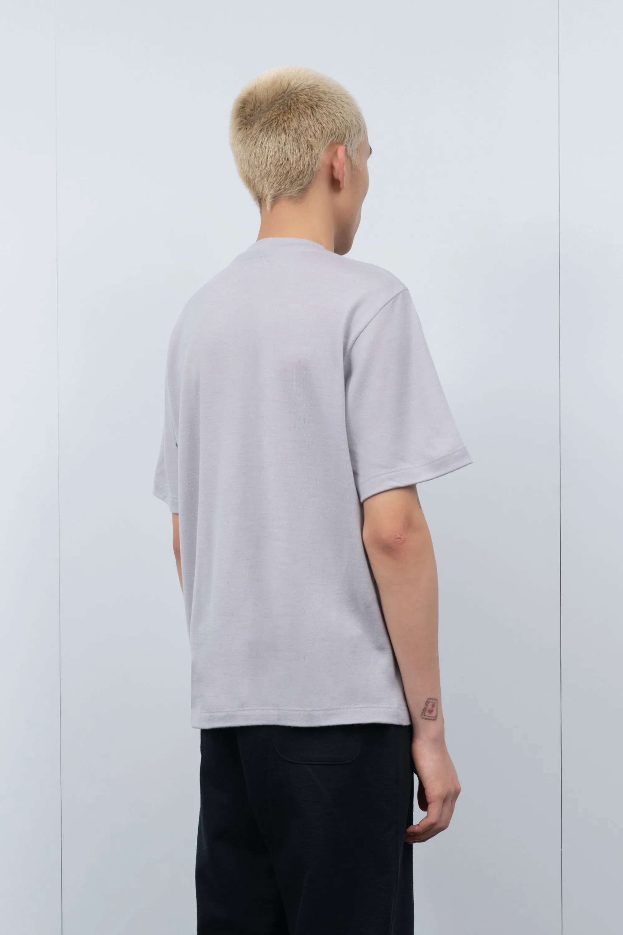 WOOL T-SHIRT - DOVE sold by Lady White Co. product image thumbnail 3