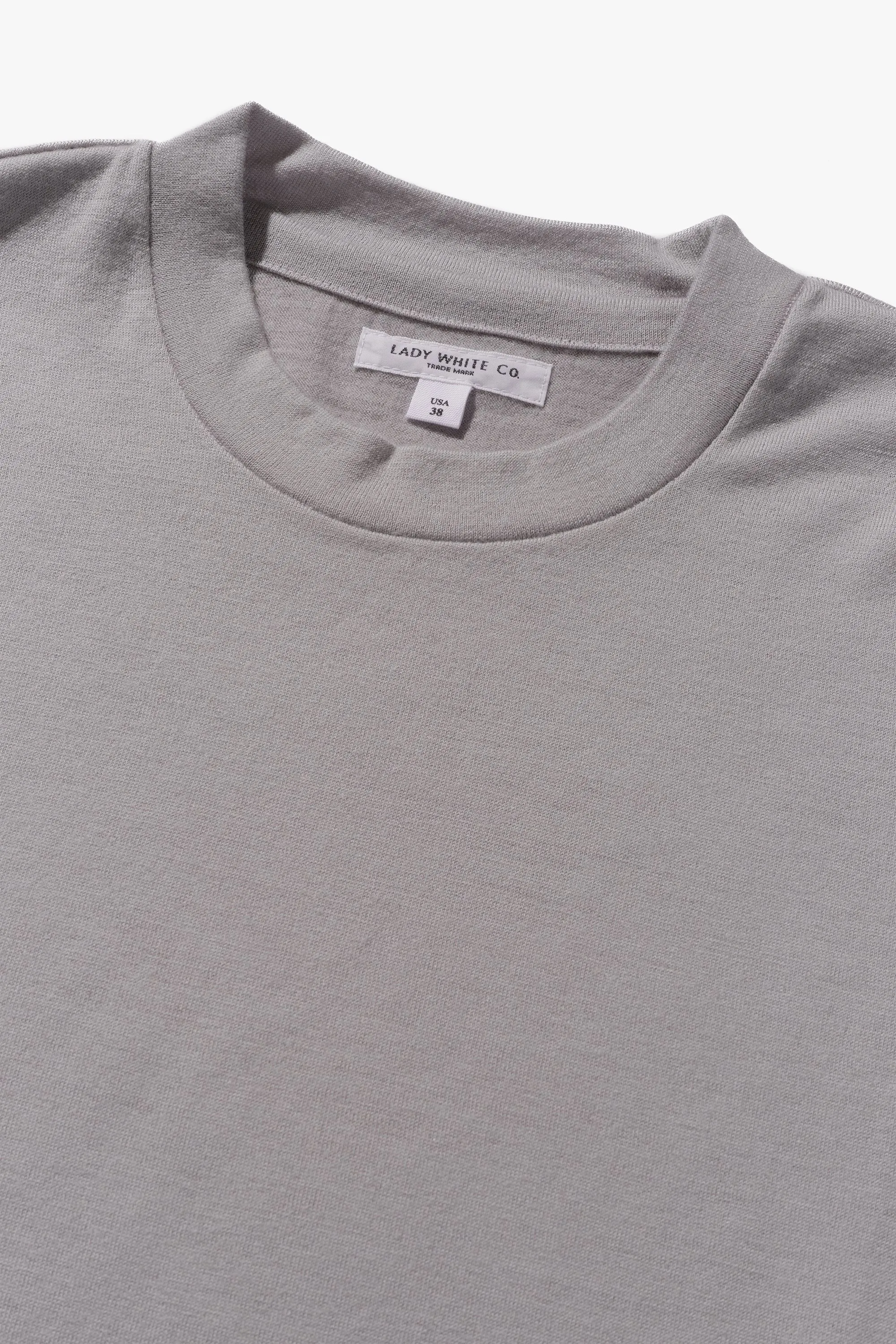 WOOL T-SHIRT - DOVE sold by Lady White Co. product image thumbnail 4