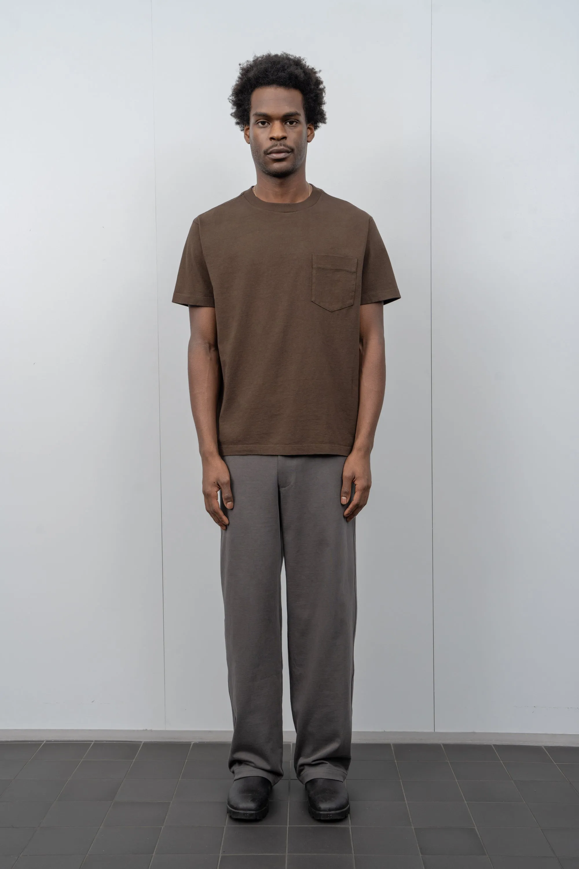 BALTA POCKET T-SHIRT - FIELD BROWN sold by Lady White Co. product image thumbnail 2