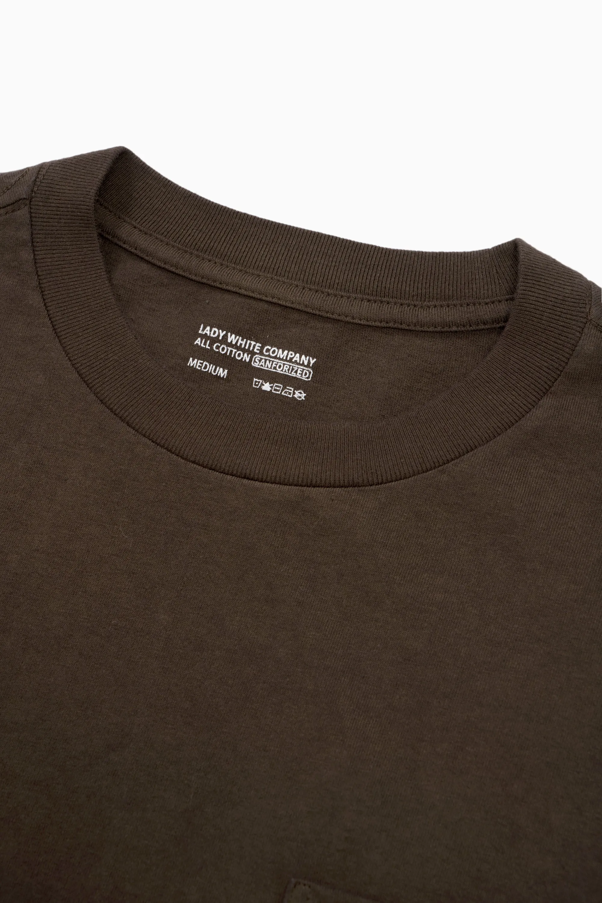 BALTA POCKET T-SHIRT - FIELD BROWN sold by Lady White Co. product image thumbnail 4