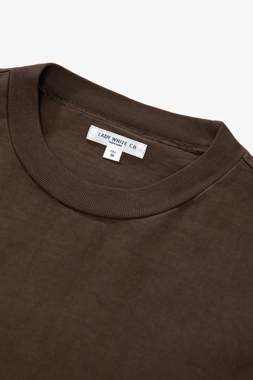RUGBY T-SHIRT - DARK TAUPE sold by Lady White Co. product image thumbnail 4