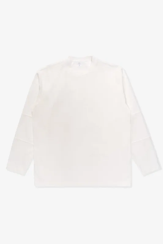 TRIPANEL L/S T-SHIRT - WHITE sold by Lady White Co.
