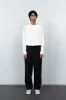 TRIPANEL L/S T-SHIRT - WHITE sold by Lady White Co.
