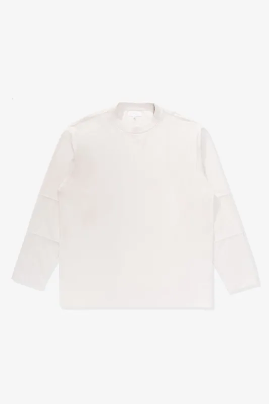 TRIPANEL L/S T-SHIRT - OFF WHITE sold by Lady White Co.