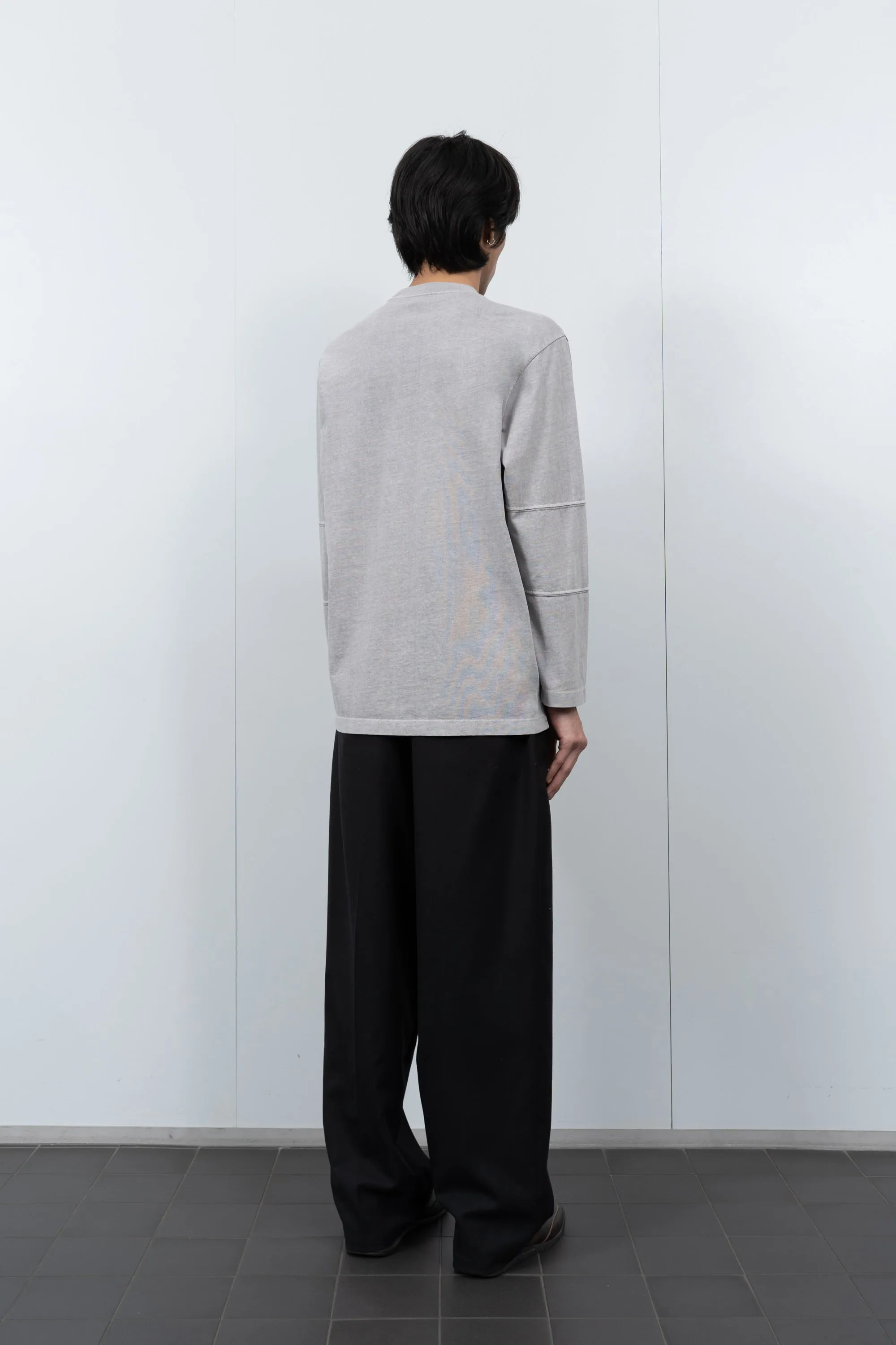 TRIPANEL L/S T-SHIRT - PIGMENT CHALK sold by Lady White Co. product image thumbnail 3