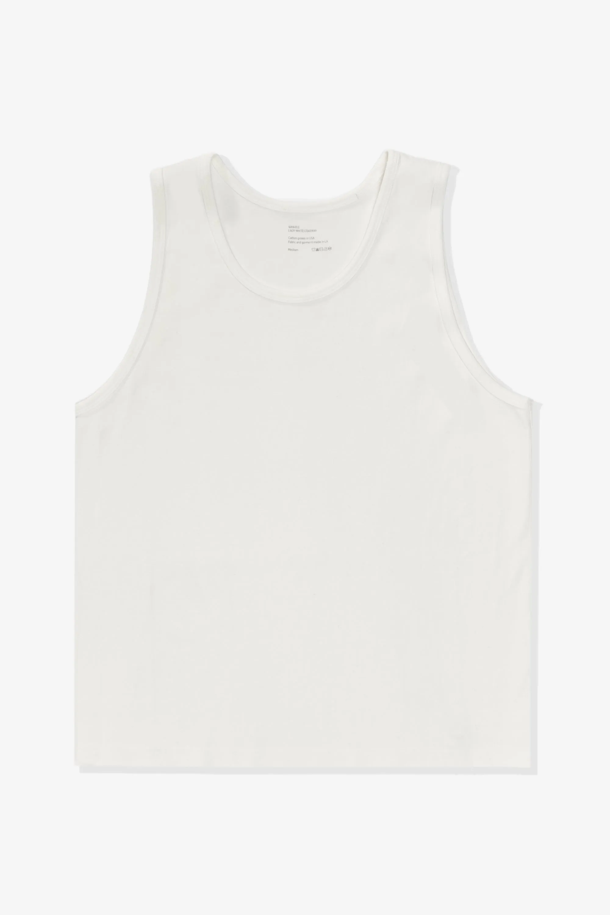 MAN-TLE TANK TOP - WHITE sold by Lady White Co.