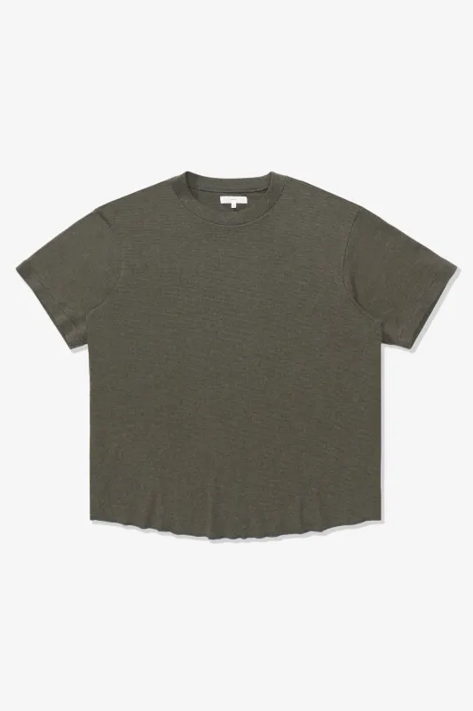 SIERRA STRIPE T-SHIRT - ANVIL GREY/BLACK sold by Lady White Co.