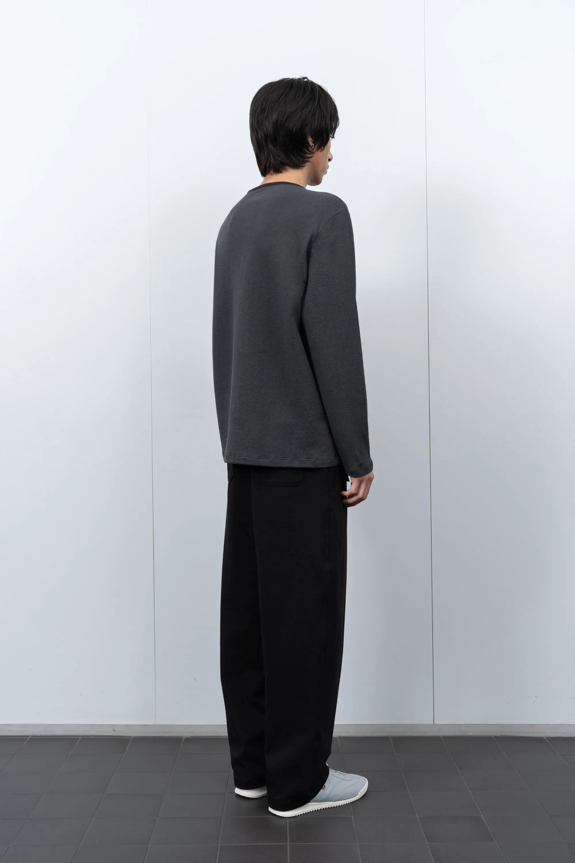 DOUBLE KNIT SWEATER - SHADOW sold by Lady White Co. product image thumbnail 3