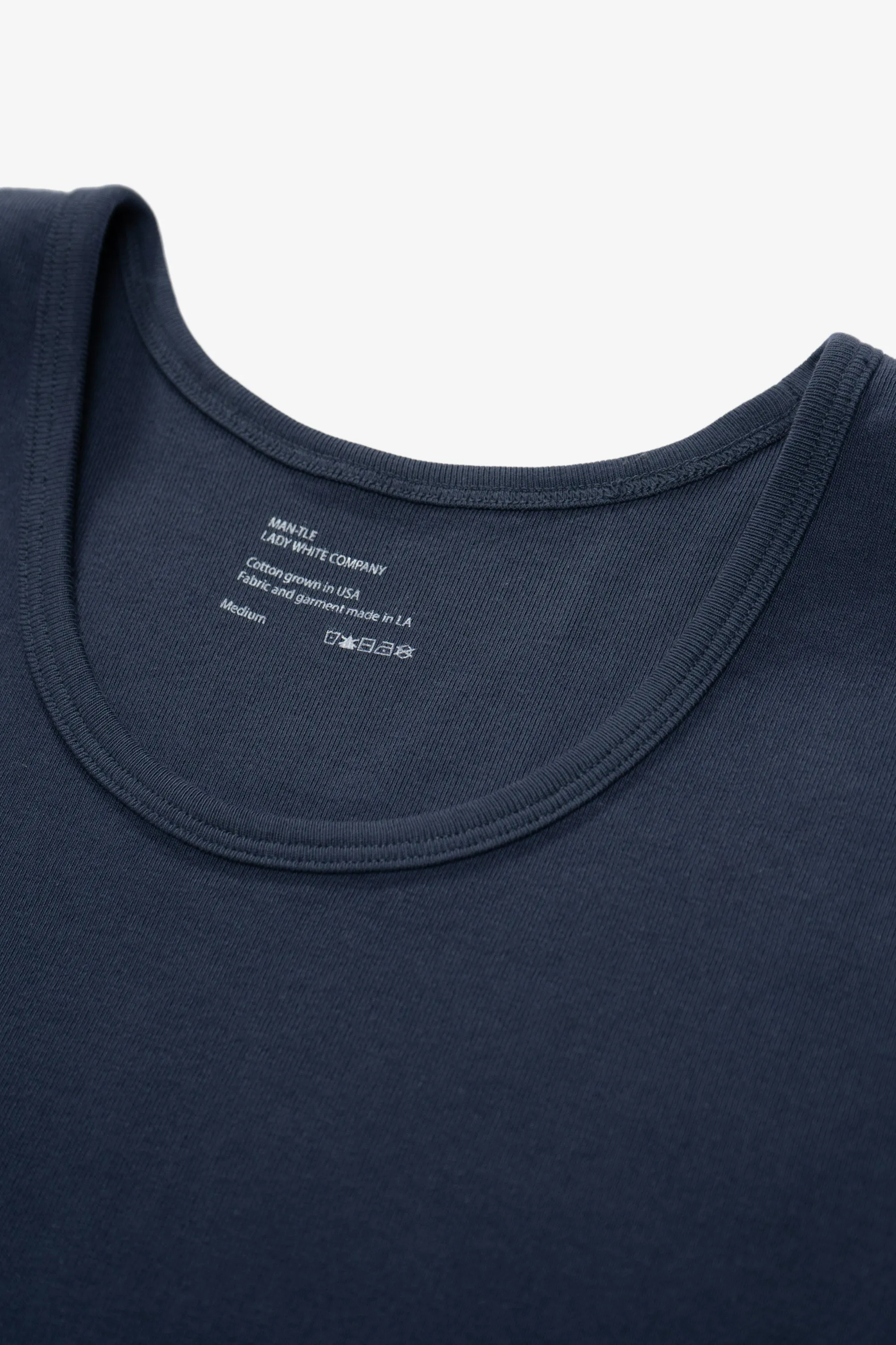 MAN-TLE TANK TOP - MAN-TLE STEEL BLUE sold by Lady White Co. product image thumbnail 5