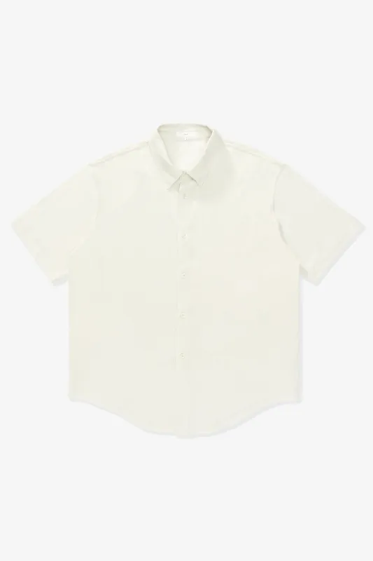 S/S PIQUE BUTTON DOWN - OFF WHITE sold by Lady White Co.