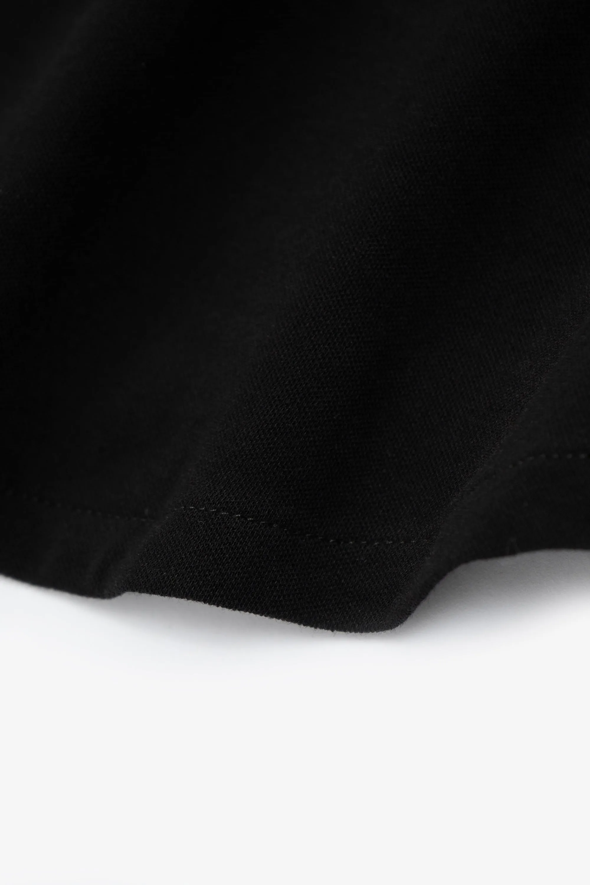 S/S PIQUE BUTTON DOWN - BLACK sold by Lady White Co. product image thumbnail 5