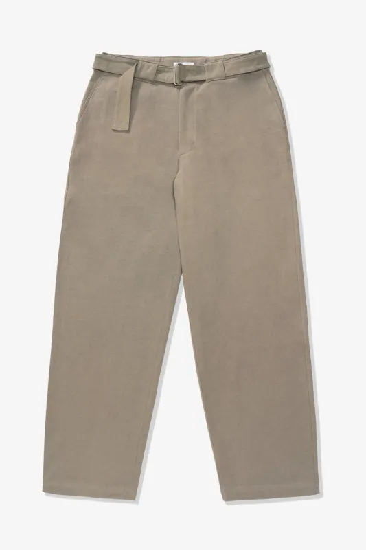 BELTED JERSEY TROUSER - ANVIL GREY sold by Lady White Co.