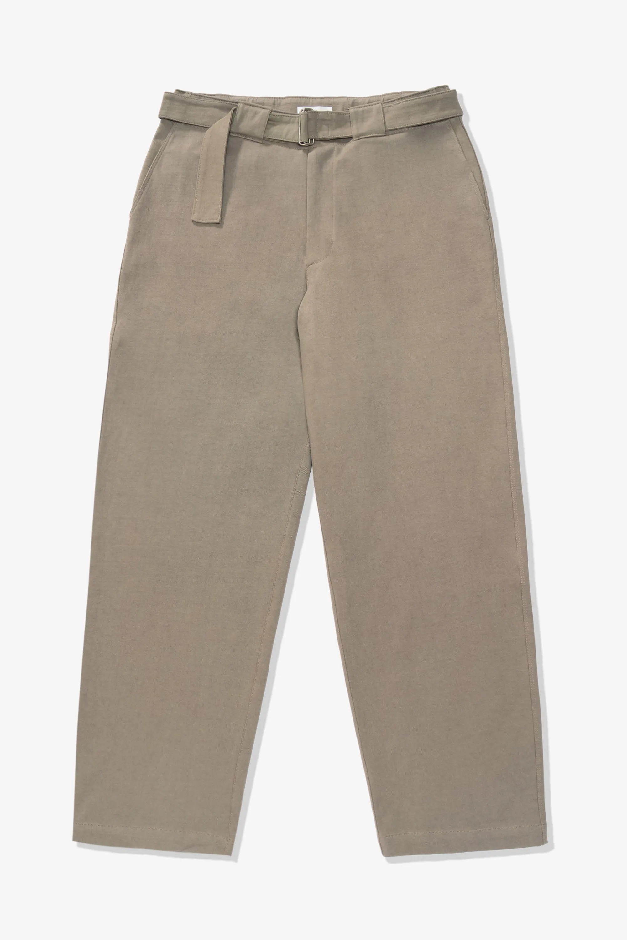 BELTED JERSEY TROUSER - ANVIL GREY sold by Lady White Co.