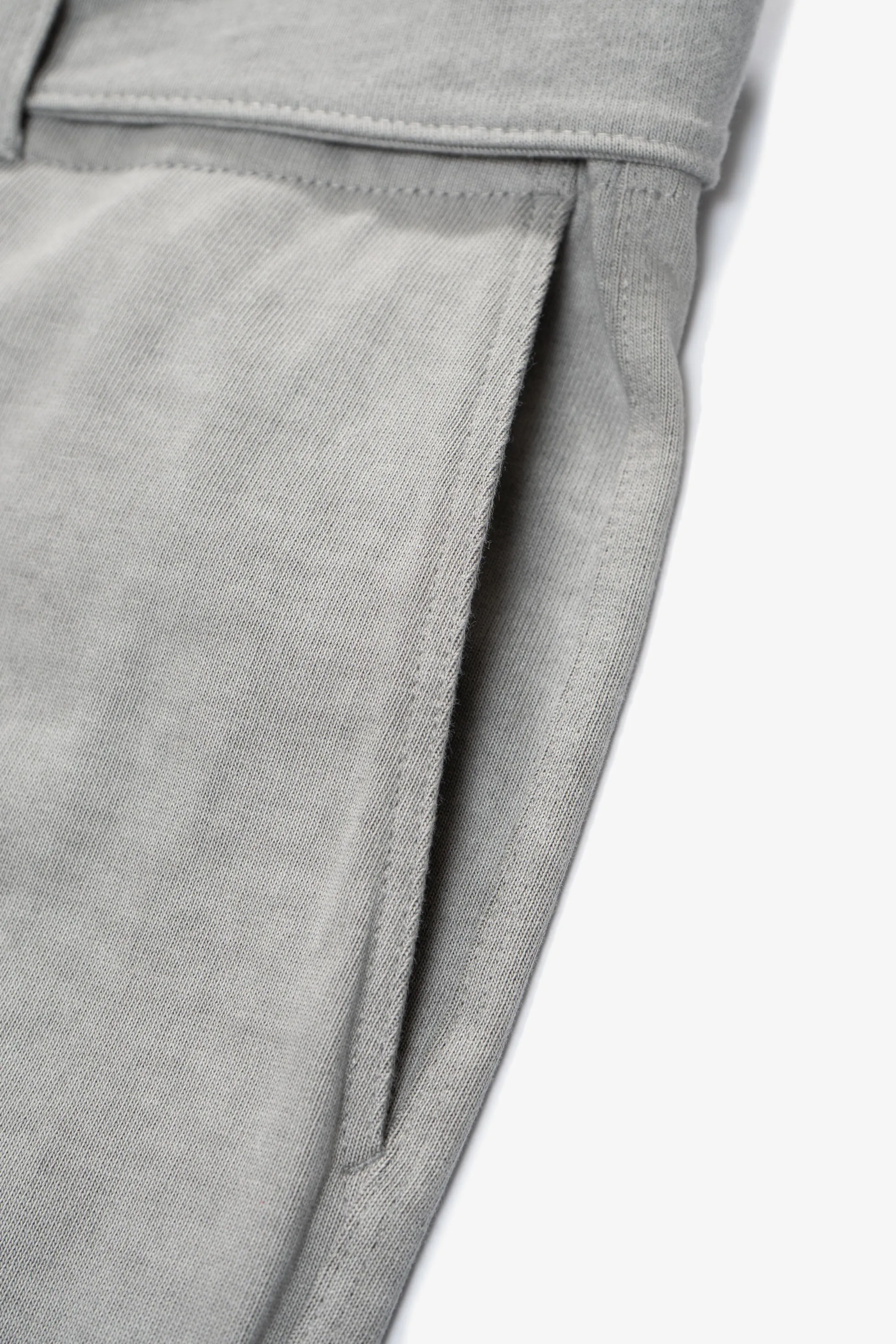 BELTED JERSEY TROUSER - PIGMENT CHALK sold by Lady White Co. product image thumbnail 5