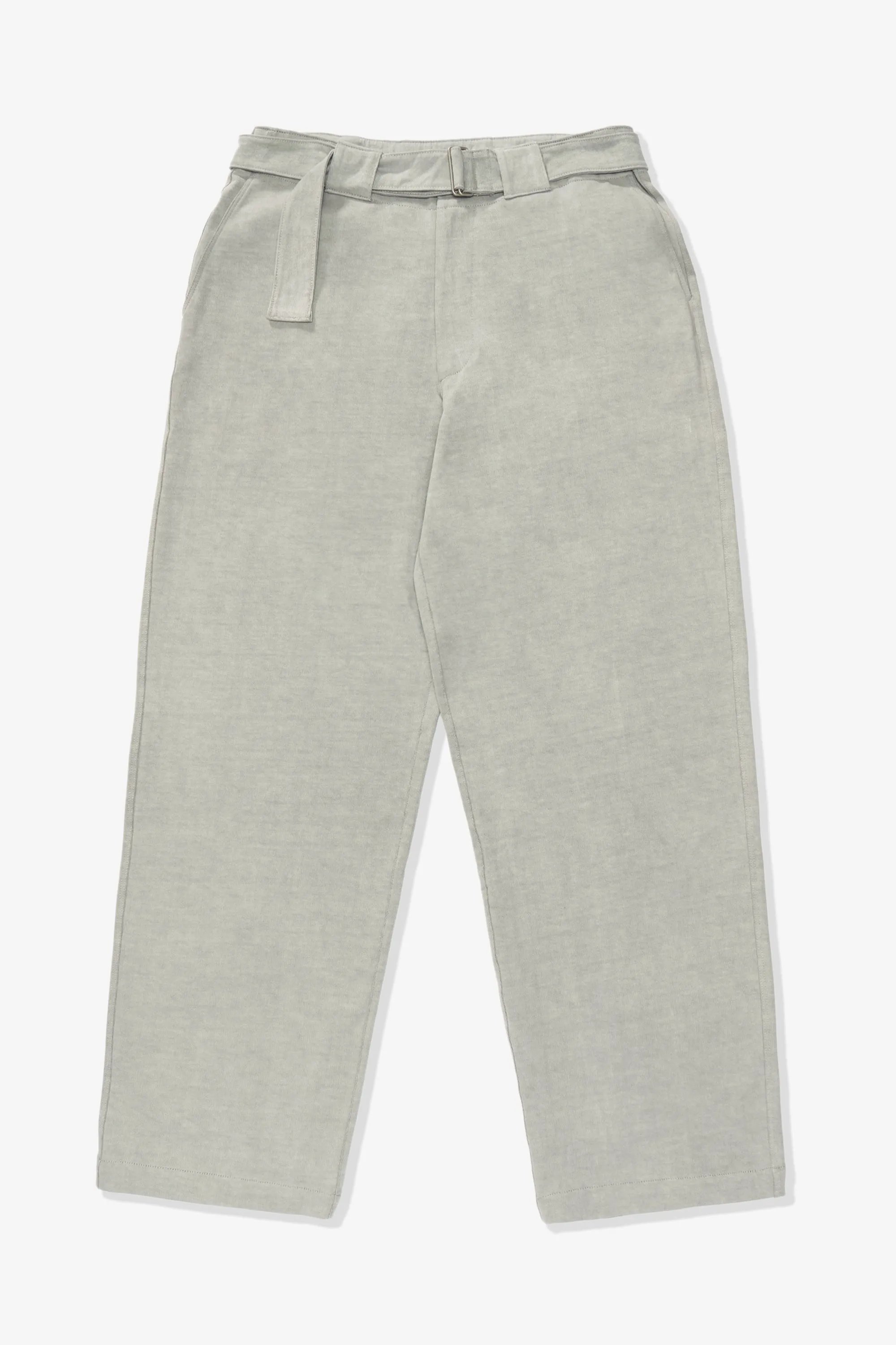 BELTED JERSEY TROUSER - PIGMENT CHALK sold by Lady White Co.