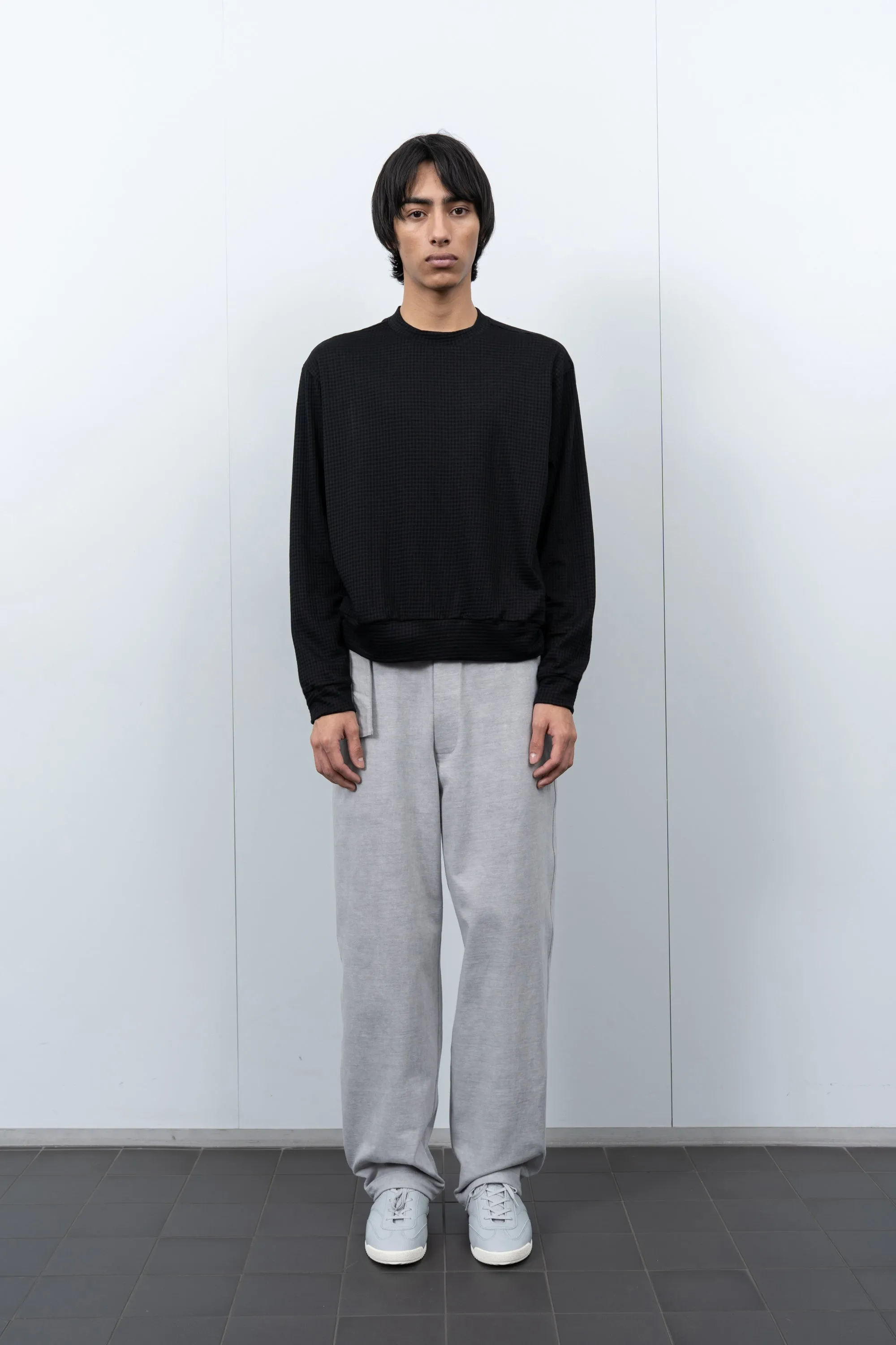 2-PLY GAUZE CREWNECK - BLACK sold by Lady White Co. product image thumbnail 2